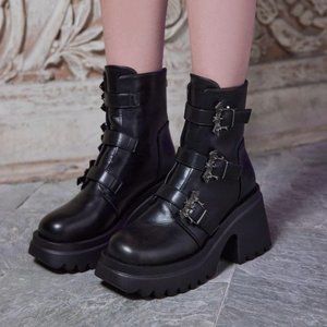 Hot Topic Black Ankle Boots
